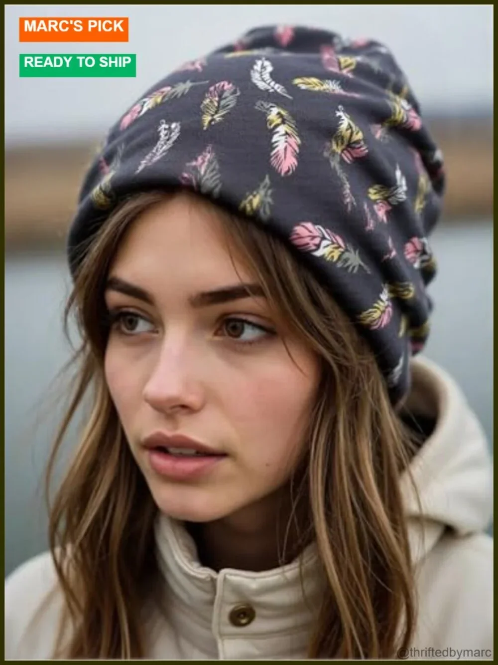 Unisex Beanie Hats Slouchy Skull Caps Lightweight Soft Pack of 10